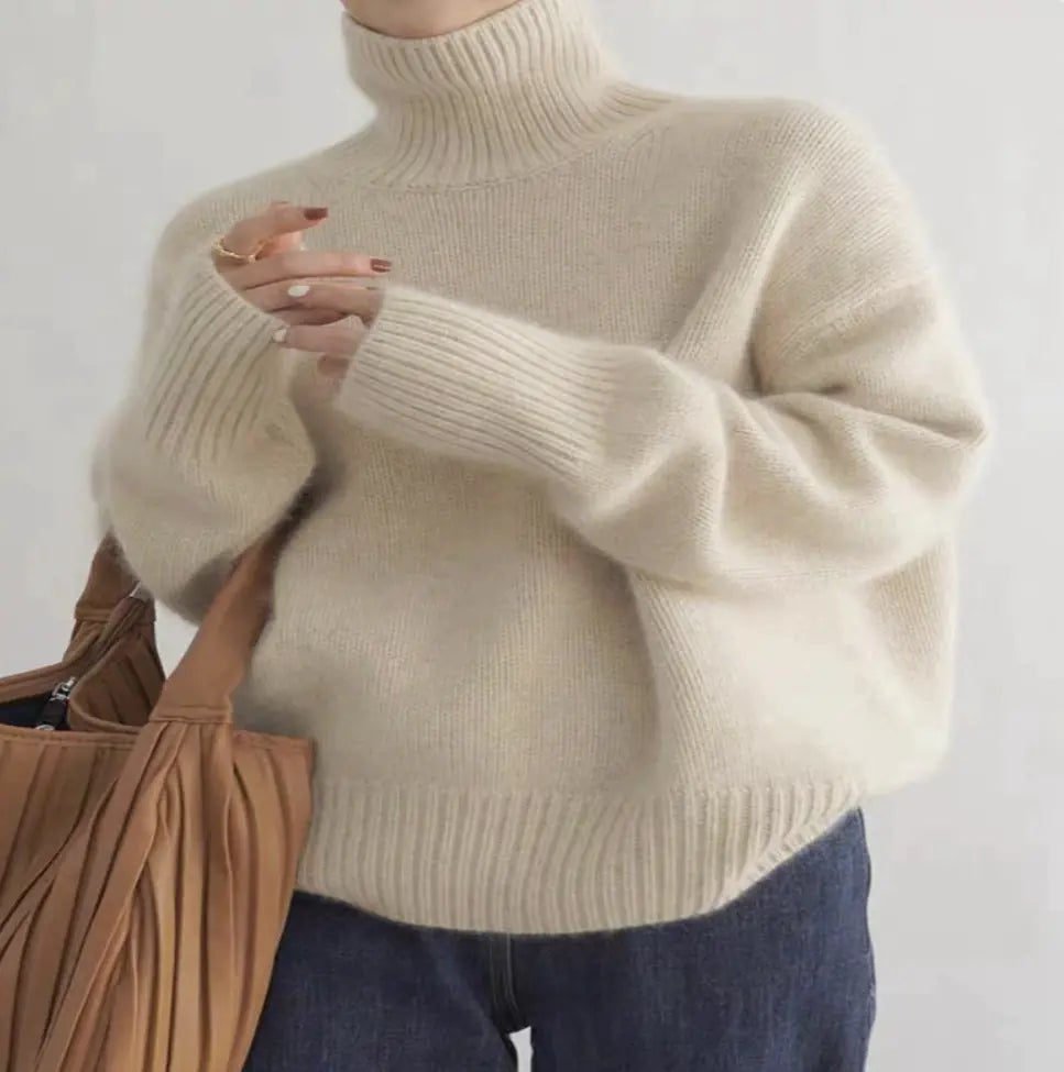 Women's All-Match Knitted Pullover Sweater