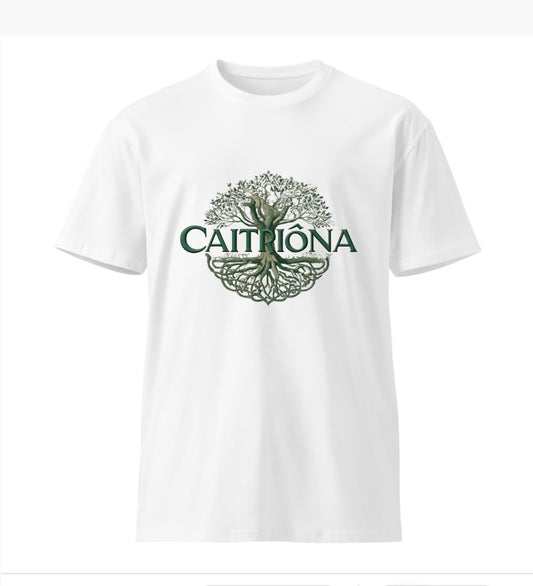 Cotton T-Shirt, with Caitríona design