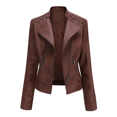 Luxe Ride Slim Leather Jacket