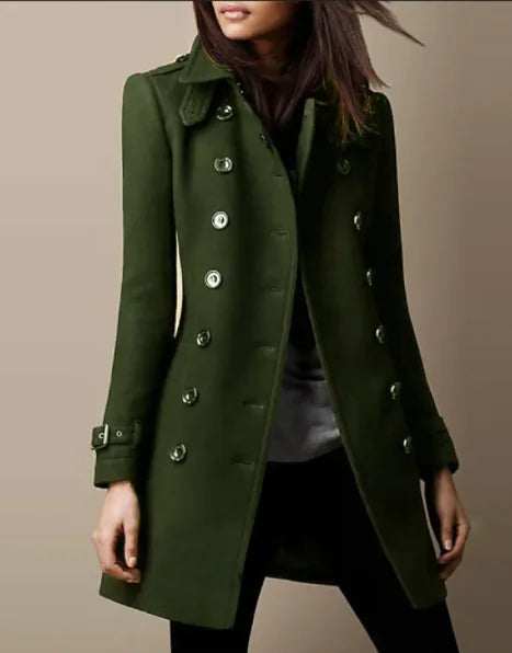 Ladies Wool Trench Coat