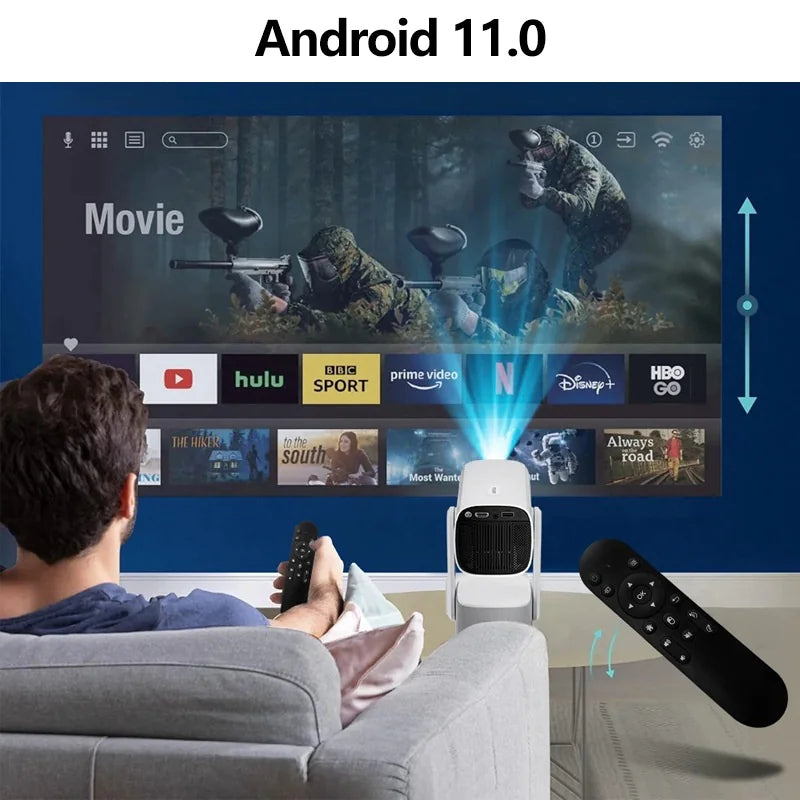 Portable 4K Android Projector