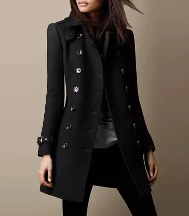 Ladies Wool Trench Coat