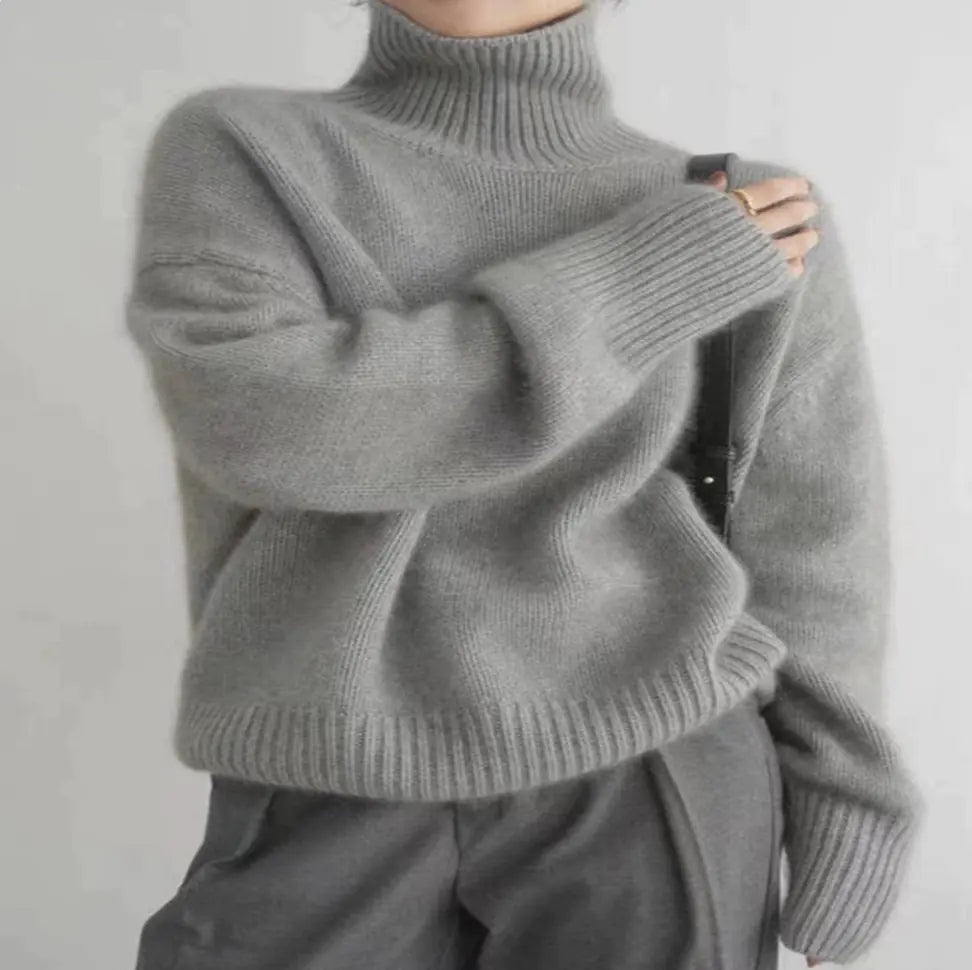 Women's All-Match Knitted Pullover Sweater