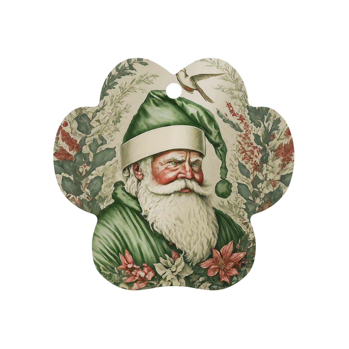 Santa Metal ornament designed in Ireland