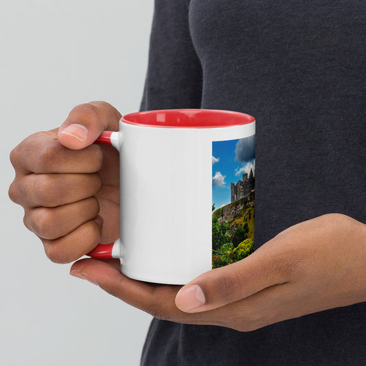 Taza con estampado de Rock of Cashel y color en el interior