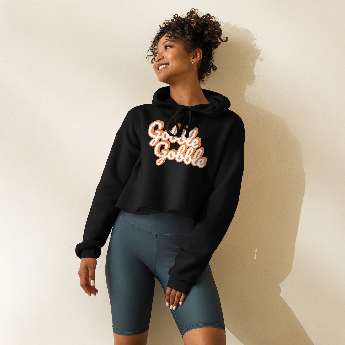 Gobble gobble Crop Hoodie