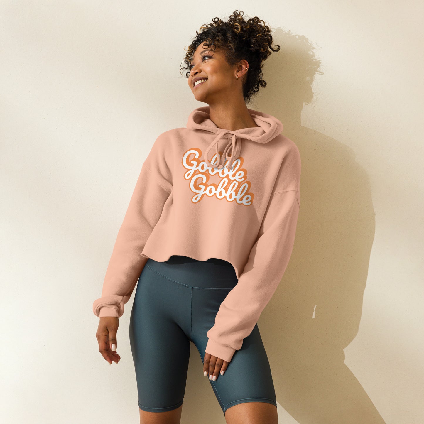 Gobble gobble Crop Hoodie